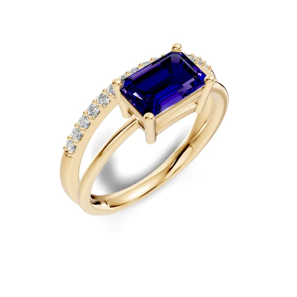 Gold_Tone_Blue_Gemstone_Ring_for_Women