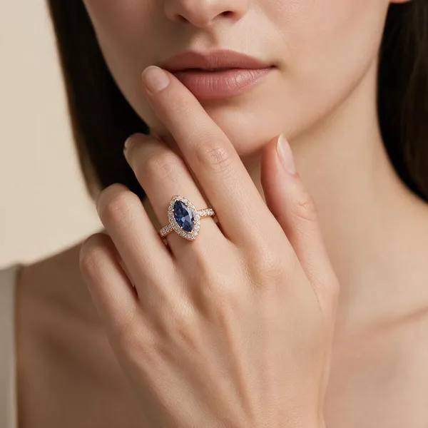 Rose_Gold_&_Blue_Metal_Stone_Ring_For_Women
