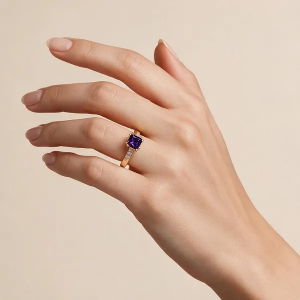 Blue_&_Gold_Metal_Solitaire_Stone_Ring_For_Women