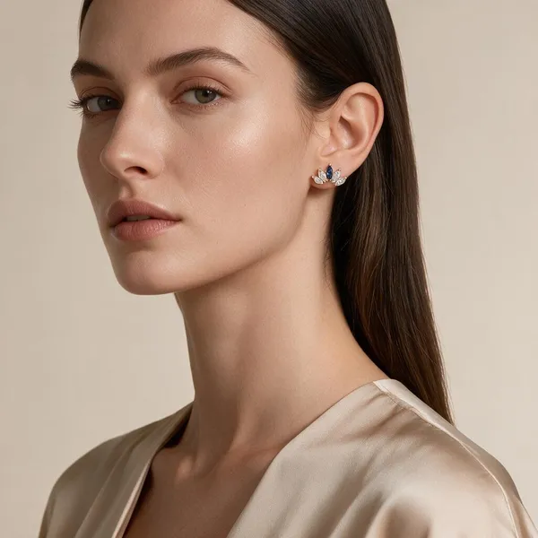 Blue_&_Clear_Metal_Floral_Stone_Stud_Earrings_For_Women