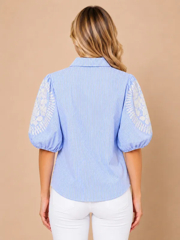 Stripe_Floral_Embroidered_Puff_Sleeve_Shirt