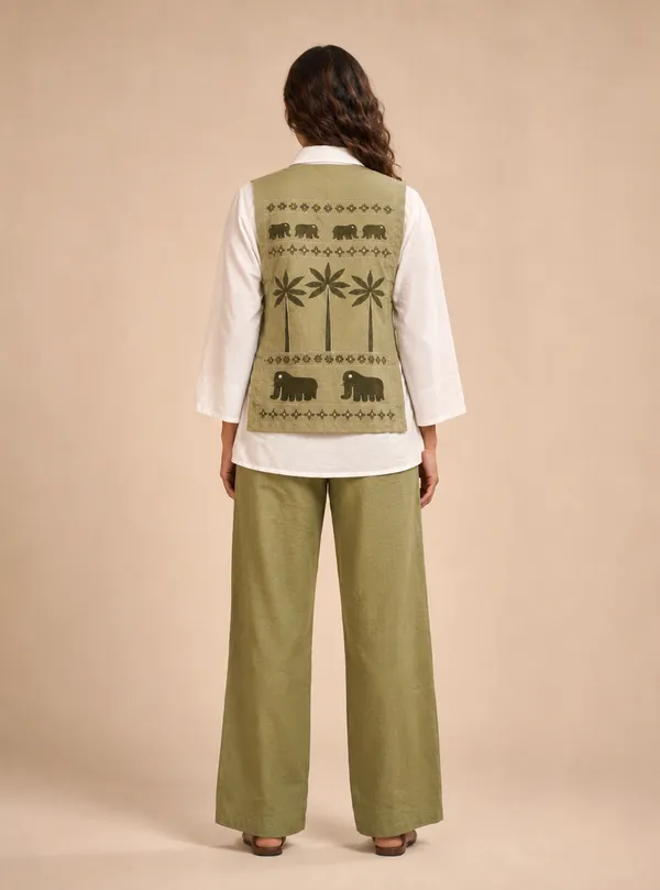 Olive_Heritage_Layered_Co_Ord_Set