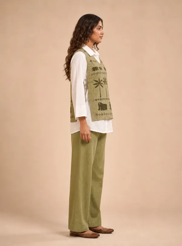 Olive_Heritage_Layered_Co_Ord_Set