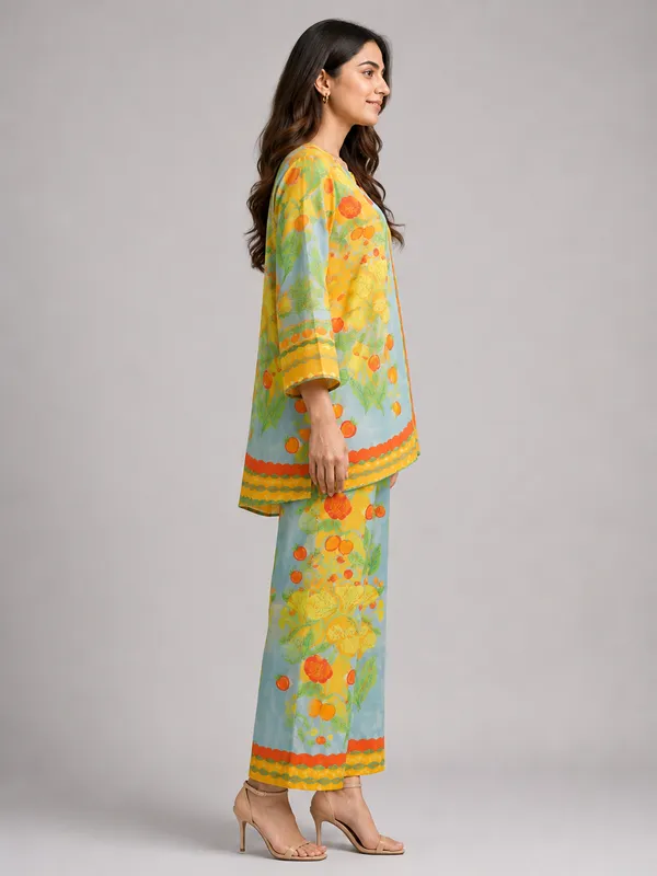 Mustard_Floral_Printed_Co_Ord_Set