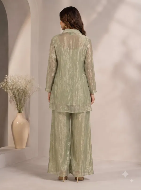 Sage_Green_Metallic_Tissue_Tunic_Palazzo_Co_Ord_Set_Default_Title