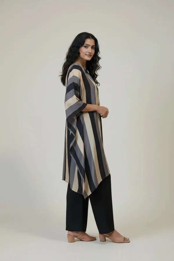 Striped_Kaftan_Tunic_Set_By_Jinisha_Bafana_Collection_Default_Title