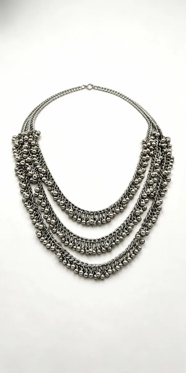 Silver_Oxidised_Layered_Ghungroo_Statement_Necklace