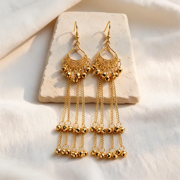 Gold_Chandelier_Chain_Dangler_Earrings_For_Women