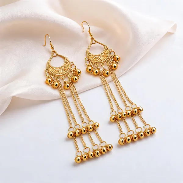 Gold_Teardrop_Chandelier_Dangler_Earrings_For_Women