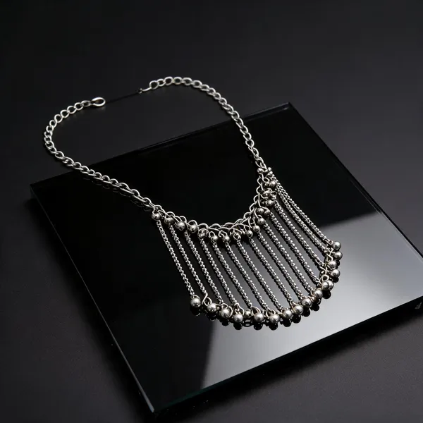 Silver_Fringe_Chain_Dangler_Statement_Necklace