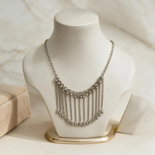 Silver_Fringe_Chain_Dangler_Statement_Necklace