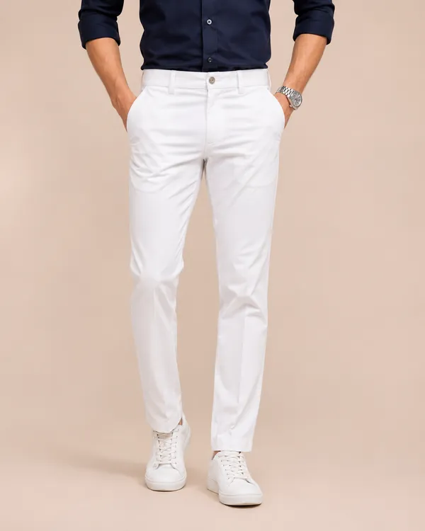 White_Stretch_Cotton_Straight_Fit_Trousers_For_Men