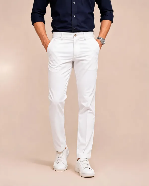 White_Stretch_Cotton_Straight_Fit_Trousers_For_Men