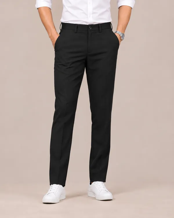 Black_Stretch_Cotton_Regular_Fit_Trousers_For_Men