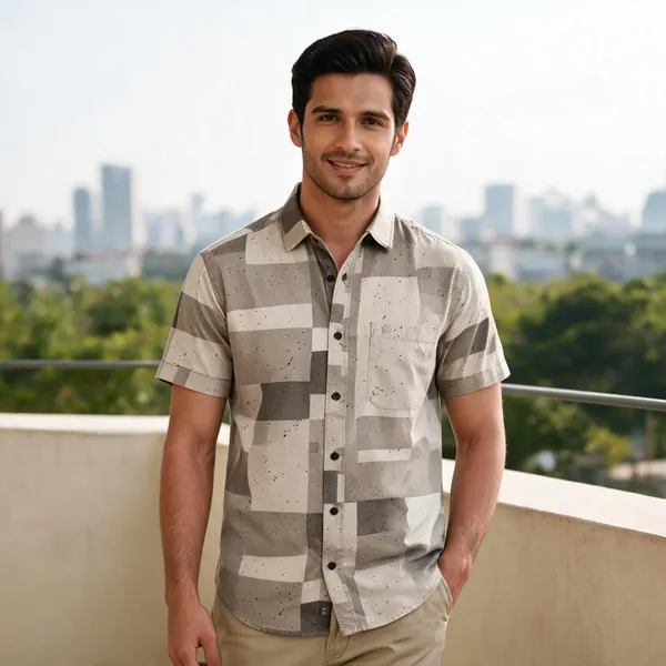 Grey_Cotton_Checkered_Casual_Shirt_For_Men