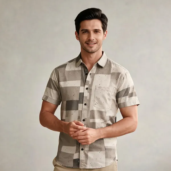 Grey_Cotton_Checkered_Casual_Shirt_For_Men