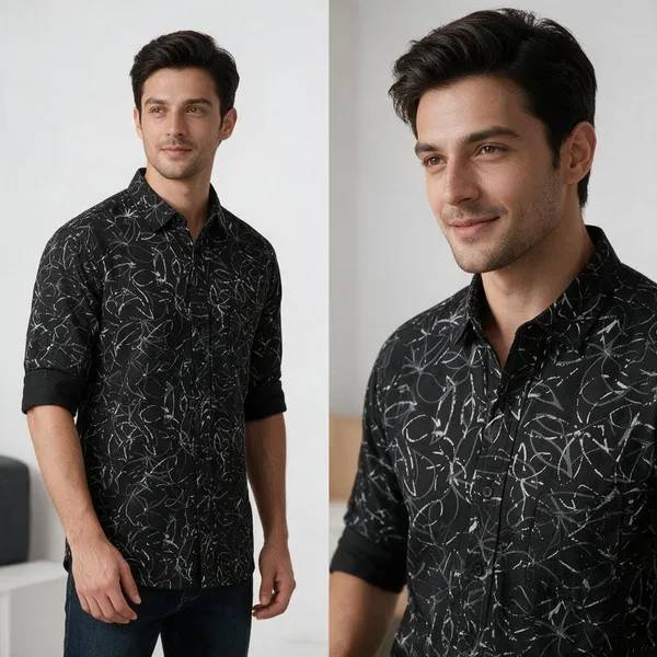 Black_Cotton_Abstract_Print_Casual_Shirt_For_Men