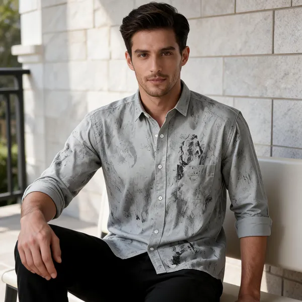 Grey_Cotton_Abstract_Print_Slim_Fit_Shirt_For_Men