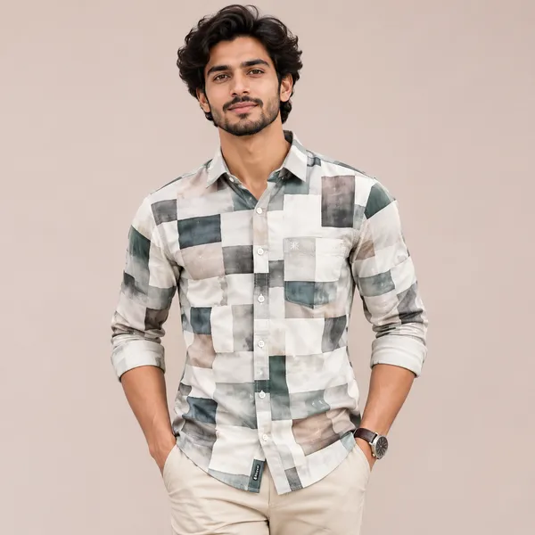 Multicolor_Cotton_Geometric_Print_Casual_Shirt_For_Men