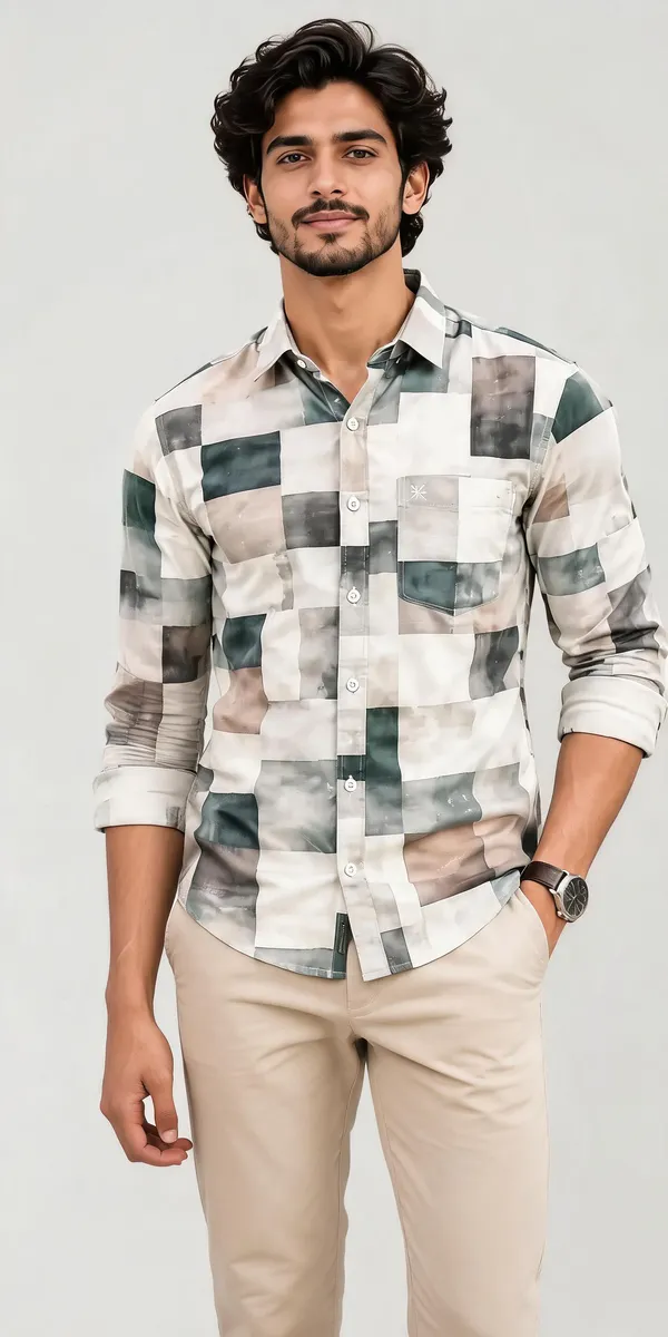 Multicolor_Cotton_Geometric_Print_Casual_Shirt_For_Men