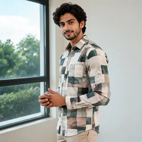 Multicolor_Cotton_Geometric_Print_Casual_Shirt_For_Men