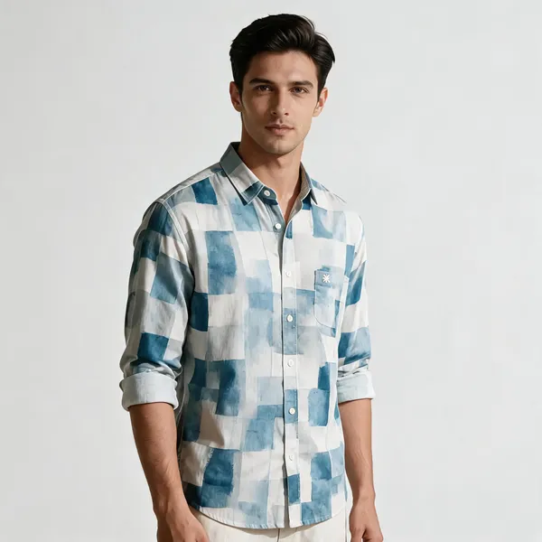 Blue_Cotton_Abstract_Print_Casual_Shirt_For_Men