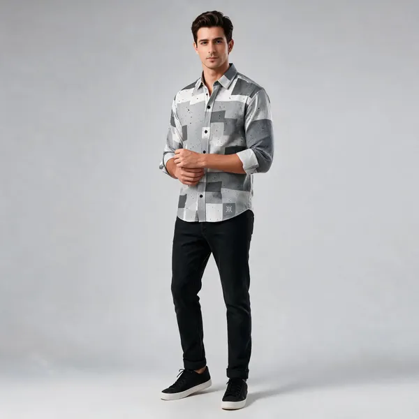 Grey_Cotton_Geometric_Block_Print_Casual_Shirt_For_Men