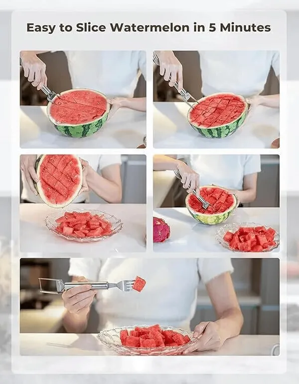 Stainless_Steel_2-In-1_Watermelon_Cutter_Slicer_And_Fork_Tool_-_Pack_Of_3