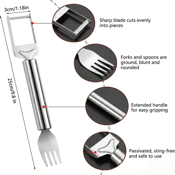 Stainless_Steel_2-In-1_Watermelon_Cutter_Slicer_And_Fork_Tool_-_Pack_Of_3