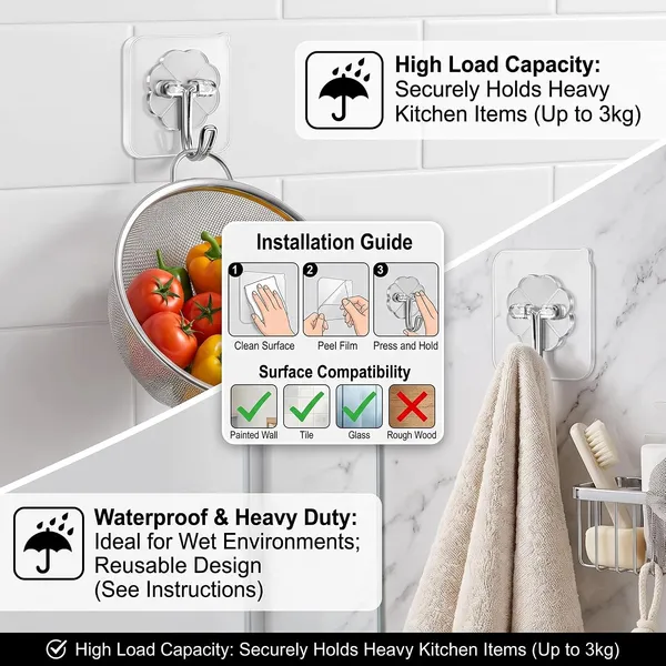 Plastic_Transparent_Self-Adhesive_Heavy_Duty_No-Drill_Wall_Hooks_Set_Of_20_Each_-_Pack_Of_2