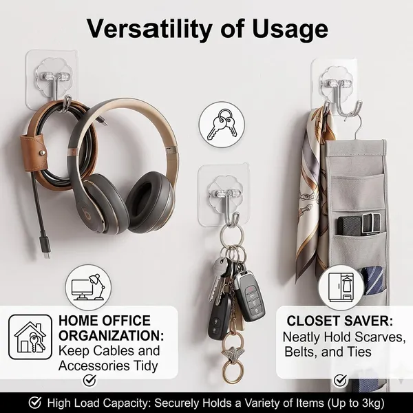 Plastic_Transparent_Self-Adhesive_Heavy_Duty_No-Drill_Wall_Hooks_Set_Of_20_Each_-_Pack_Of_2
