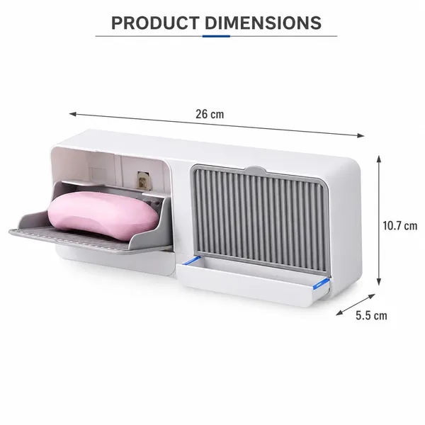 Plastic_Self-Adhesive_No-Drill_Double_Compartment_Wall_Mount_Soap_Holder_-_Pack_Of_2