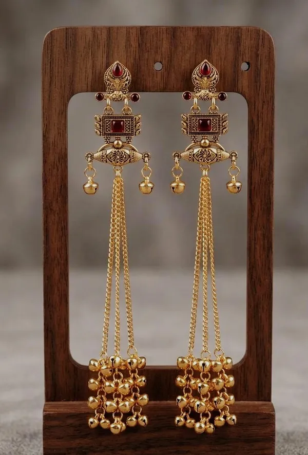 Golden_Alloy_Traditional_Long_Jhumka_Earrings_For_Women_-_Pack_Of_2