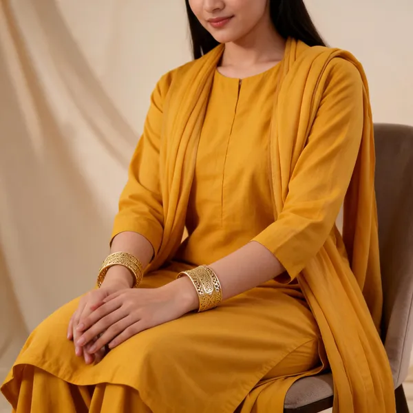 Golden_Alloy_Textured_Traditional_Bangle_Set_For_Women