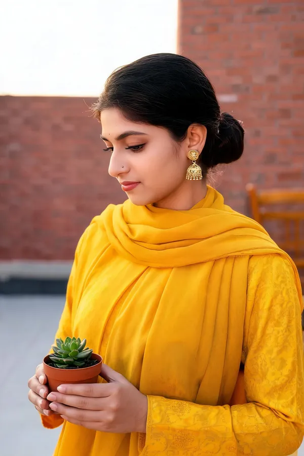 Golden_Alloy_Floral_Dome_Jhumka_Earrings_For_Women_-_Pack_Of_4