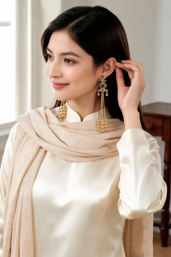 Golden_Alloy_Traditional_Long_Jhumka_Earrings_For_Women_-_Pack_Of_2