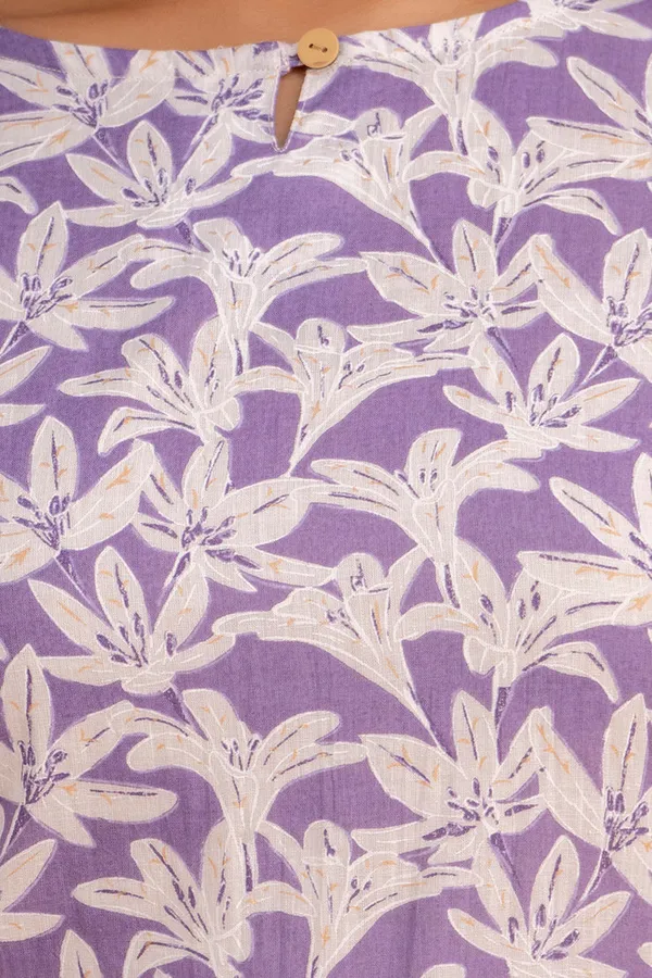 Lilly_Flower_Purple_Short_Kurta