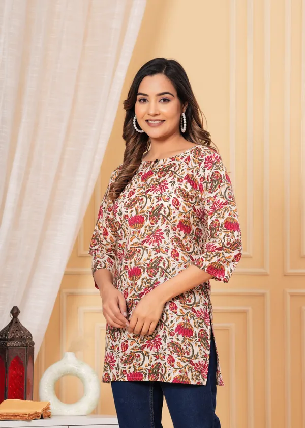 Patel_White_Base_Short_Kurta