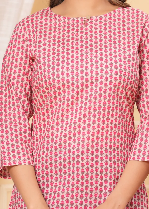 Peach_Beal_Short_Kurta