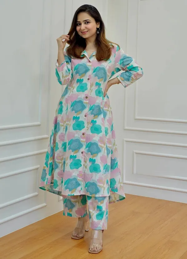 Pastel_Floral_Flared_Kurta_Set