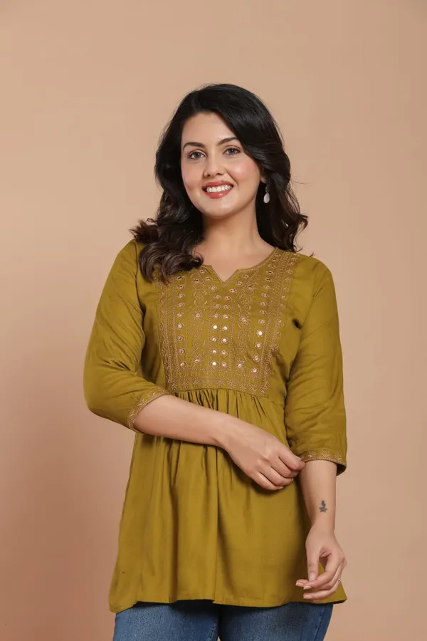 Mustard_Glow_Embroidered_Kurti