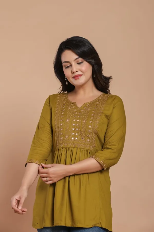 Mustard_Glow_Embroidered_Kurti