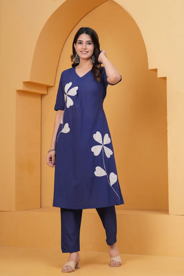Leafline_Co_Ord_Set_Indigo_Blue