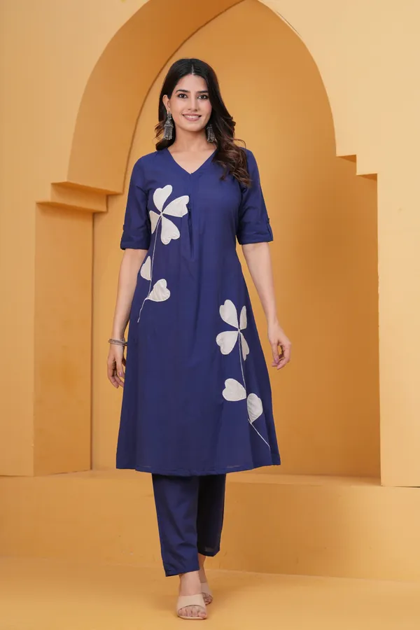Leafline_Co_Ord_Set_Indigo_Blue