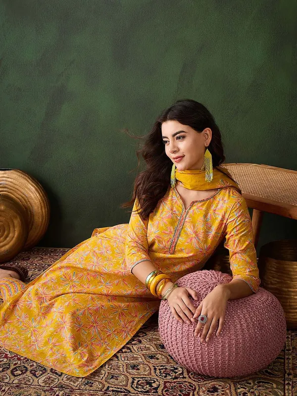 Mustard_Gulrang_Bloom_3_Piece_Suit_Set