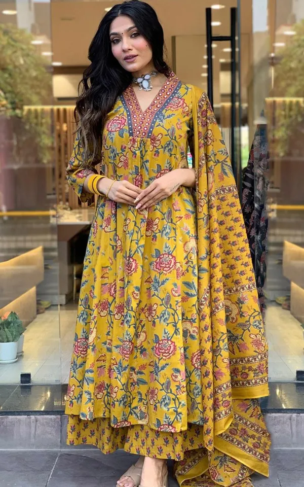 Women_S_Cotton_Vasanta_3_Piece_Kurta_Set_Yellow