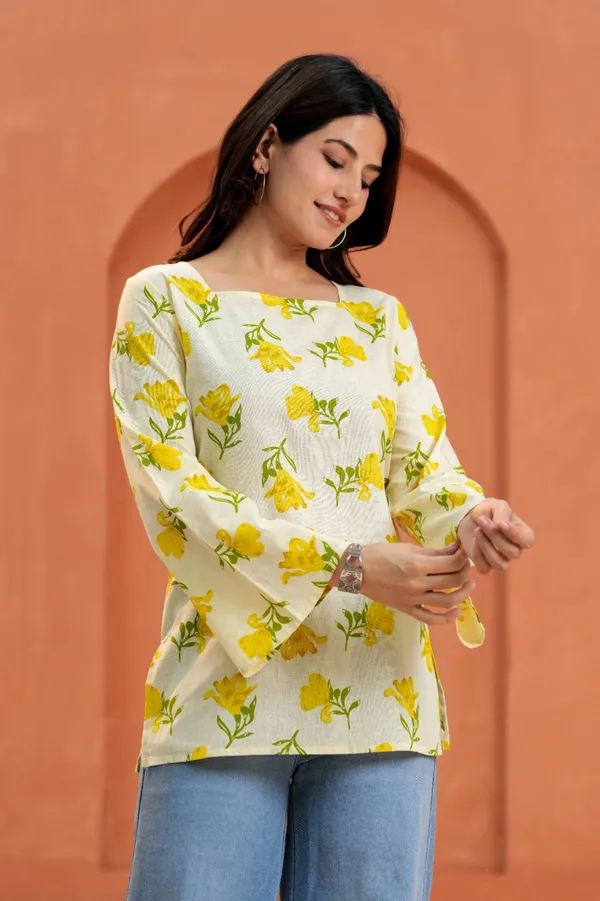 Aurora_Bloom_Cotton_Kurti