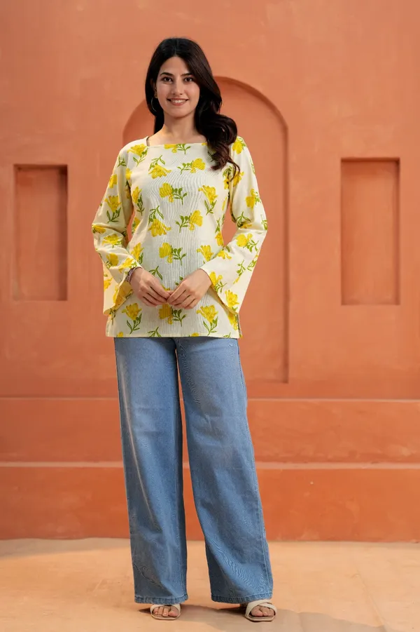 Aurora_Bloom_Cotton_Kurti