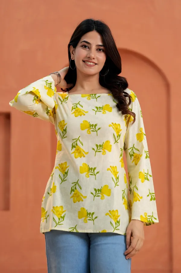 Aurora_Bloom_Cotton_Kurti