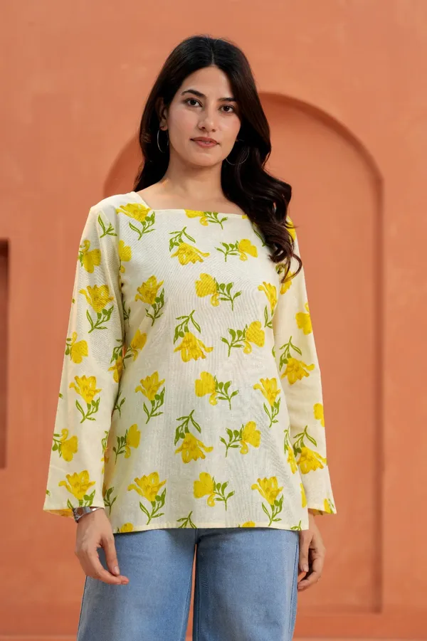Aurora_Bloom_Cotton_Kurti